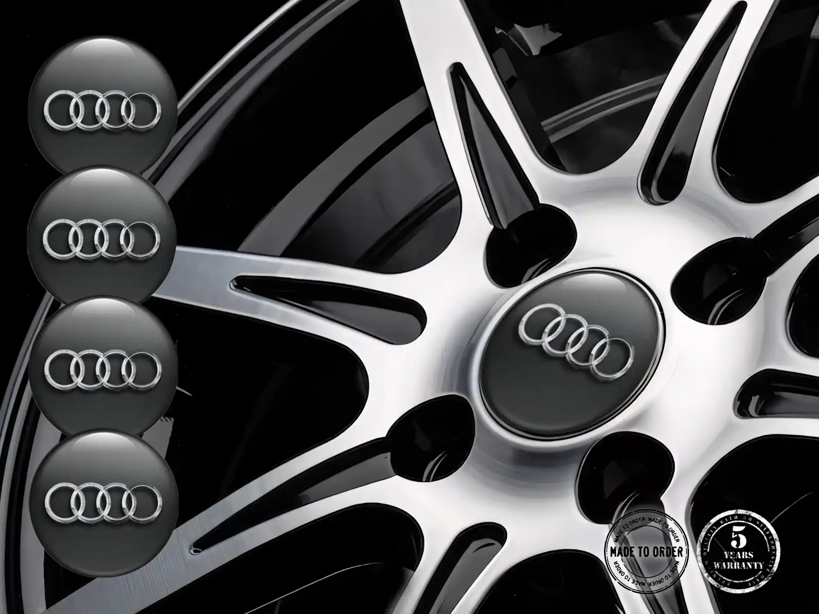 Audi Pegatinas de Rueda Custom Horizonte Racing Marca